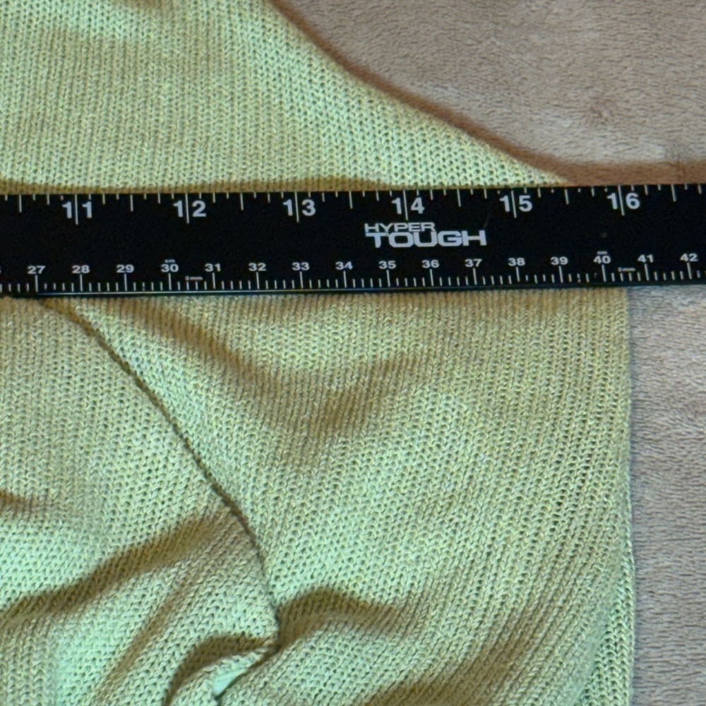 Lulu's Light Green Knit Adjustable Tie Halter Faux Wrap Bodysuit Medium - Picture 7 of 7
